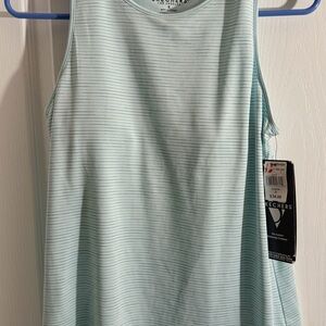 Skechers Women's Light Blue Striped Tank Top